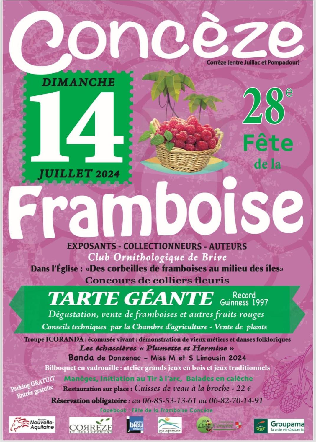 Concèze - Fête de la Framboise - 14 07 2024