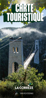 Carte touristique Corrèze 2025-2026