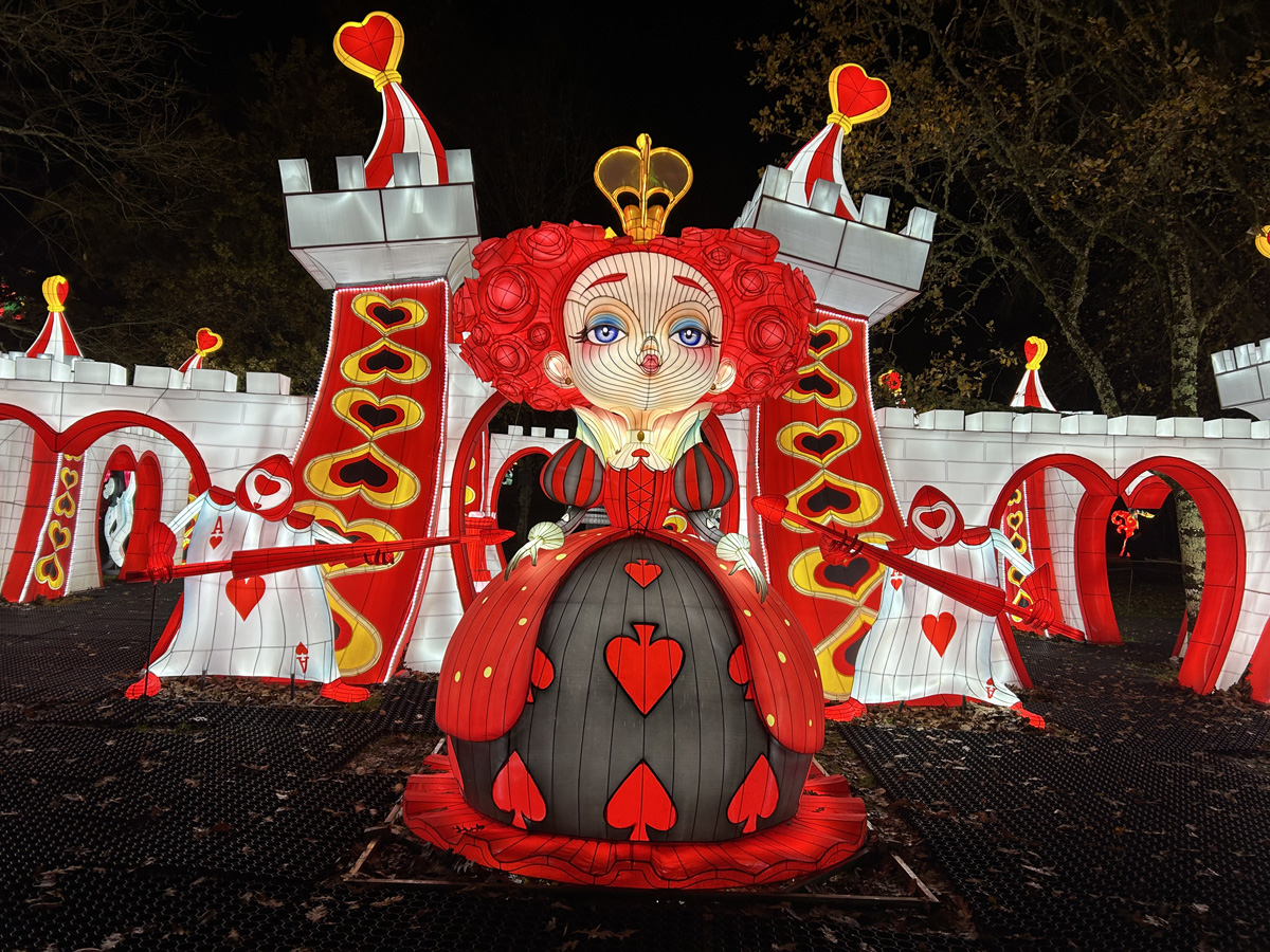 Féérie des lanternes château de Castel Novel