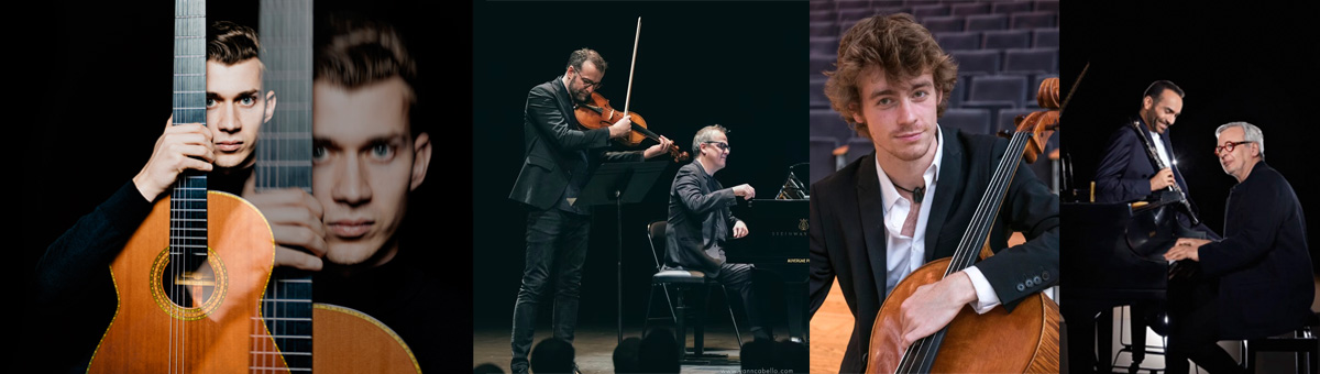 Festival de Saint-Robert : Thibaut GARCIA, Arnaud THORETTE, Johan FARJOT et Raphaël JOUAN , Pierre GENISSON et Bruno FONTAINE Festival de Saint-Robert : Thibaut GARCIA, Arnaud THORETTE, Johan FARJOT et Raphaël JOUAN , Pierre GENISSON et Bruno FONTAINE