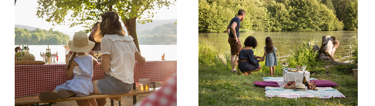 Guinguette et pique-nique au lac du causse - Photos Malika Turin
