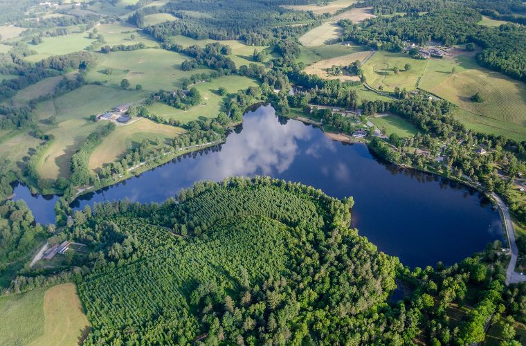 Le lac de Ponty, à Ussel