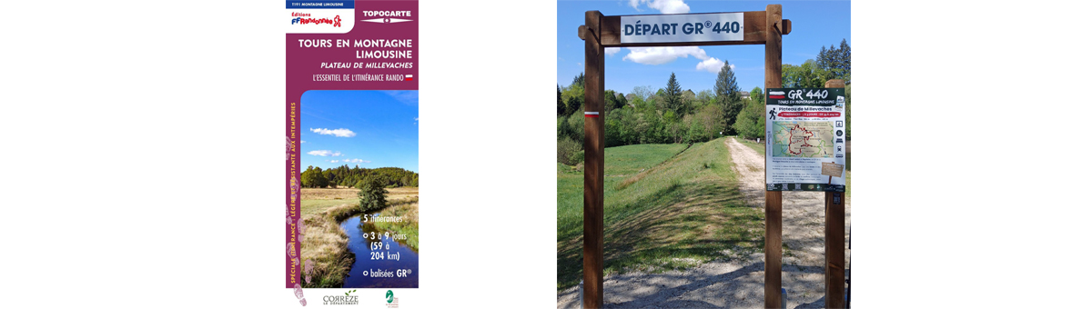 Topocarte et Porte de départ et d'arrivée du GR® 440 Topocarte et Porte de départ et d'arrivée du GR® 440