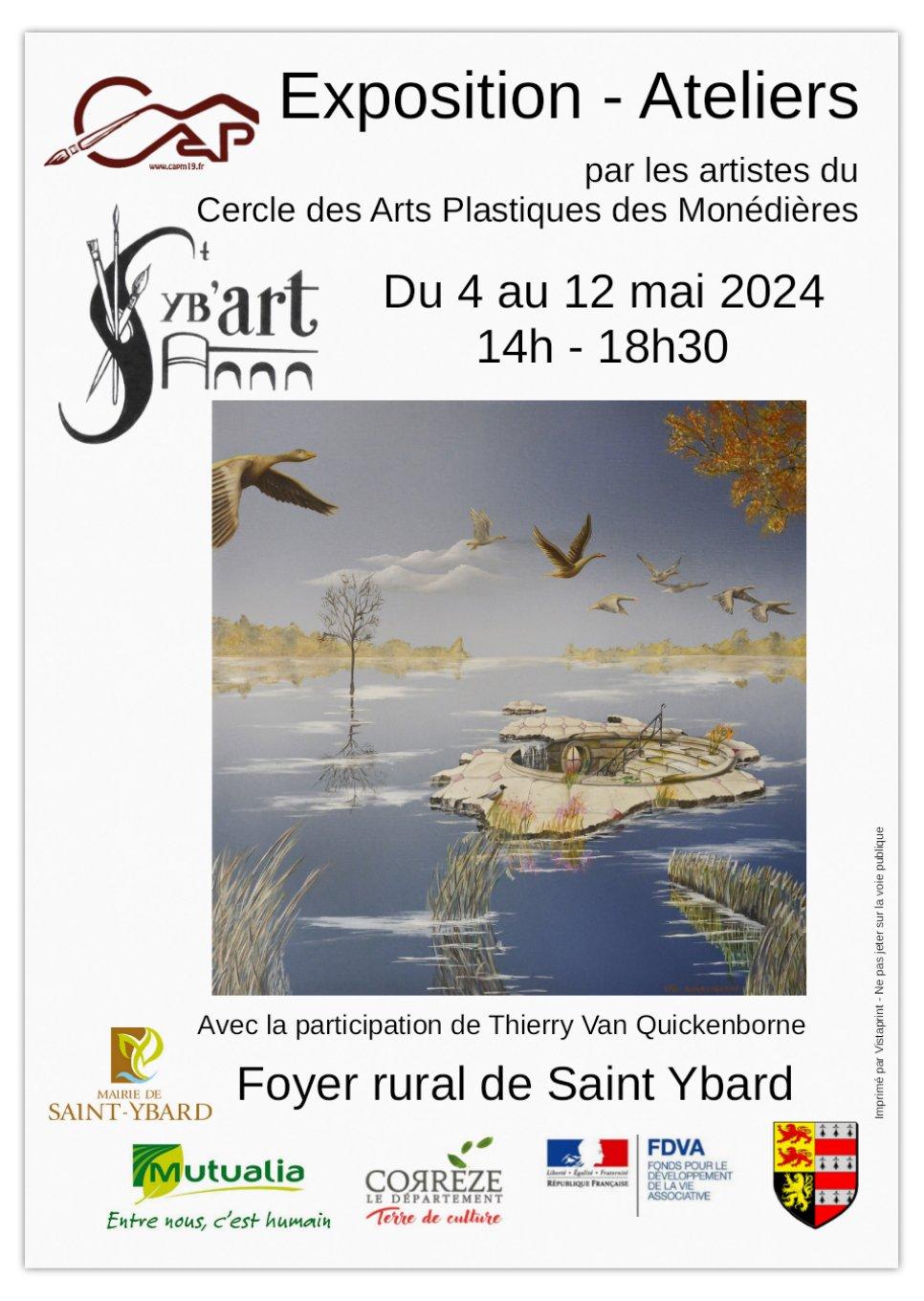 Saint Ybard expo CAPM 4 au  12 mai 24