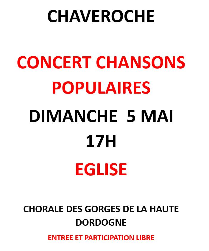 Concert Chansons Populaires