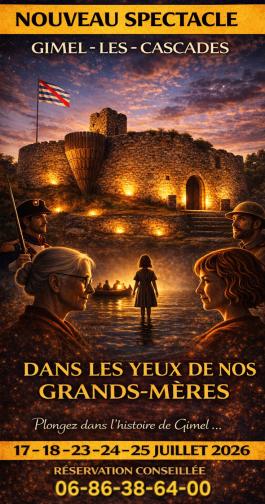 Son et lumière de Gimel les Cascades