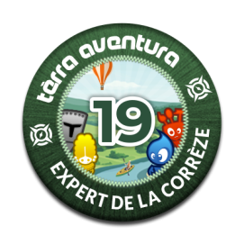 Badge virtuel Terra Aventura "Expert de la Corrèze"