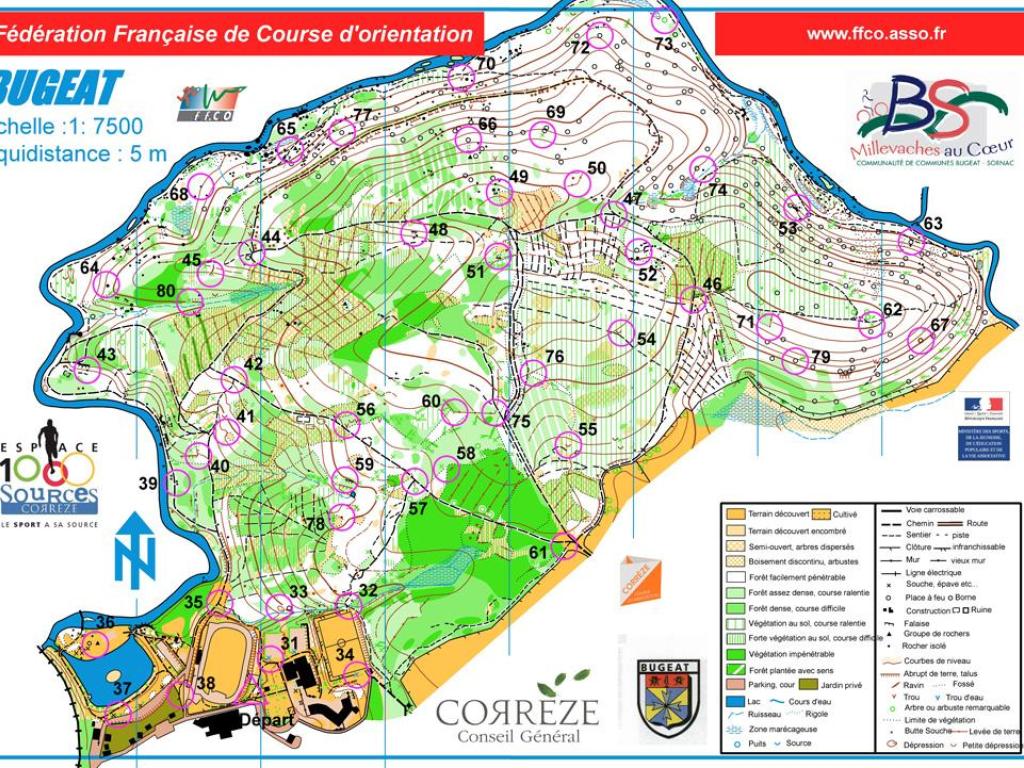Parcours permanent d'orientation Bois de Chaleix