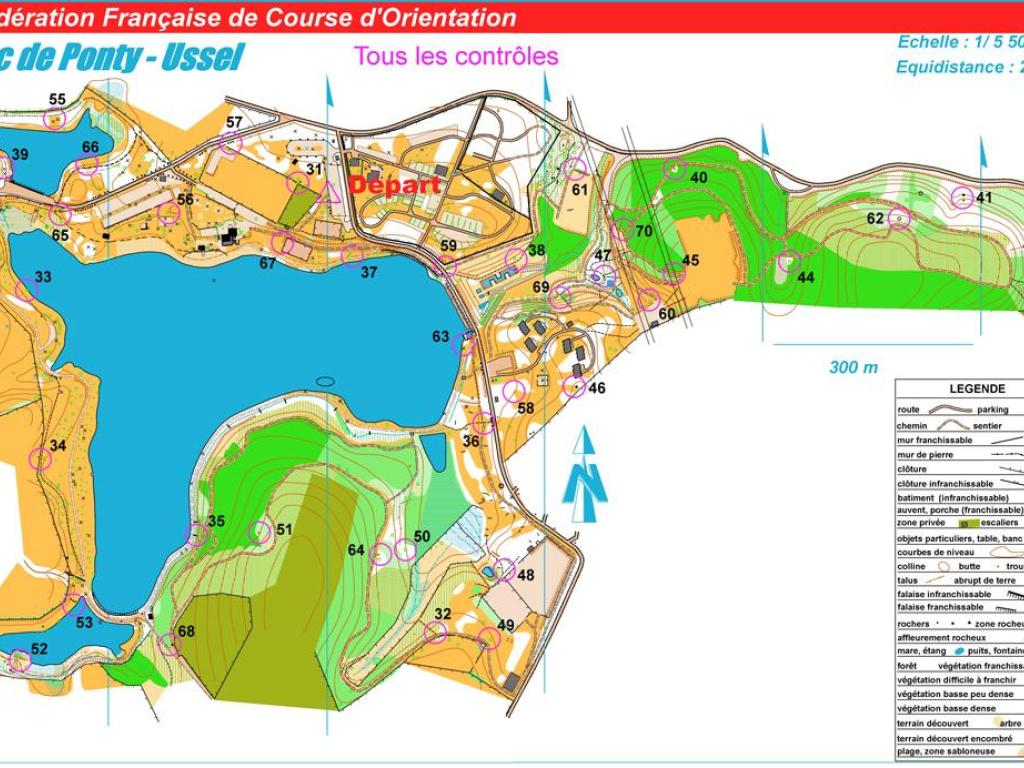 Parcours permanent d'orientation du Lac de Ponty
