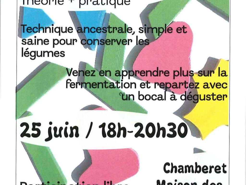 Atelier d'initiation à la lacto fermentation