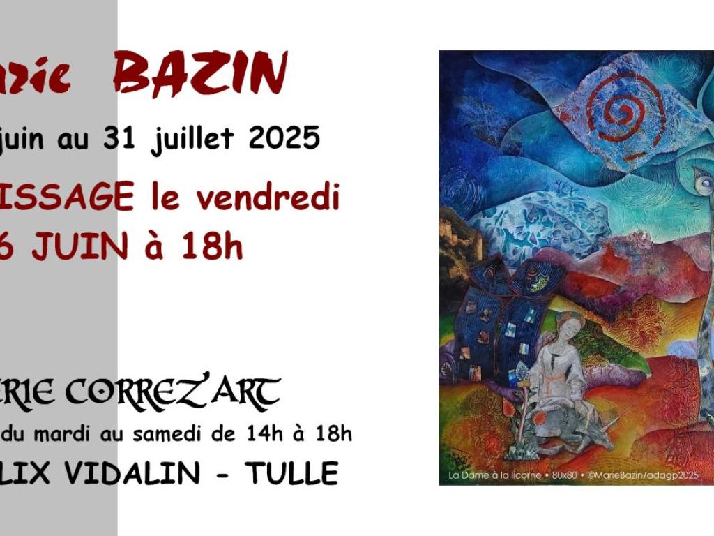 Galerie Correz'art : Exposition Marie Bazin