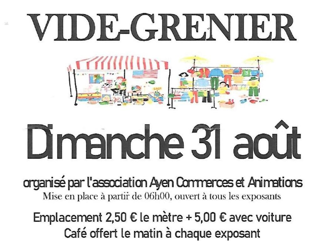 Vide grenier à Ayen
