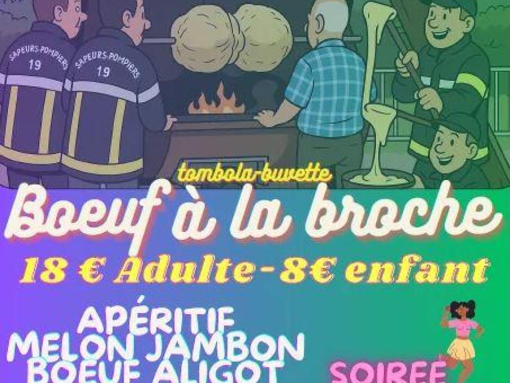 Boeuf à la broche