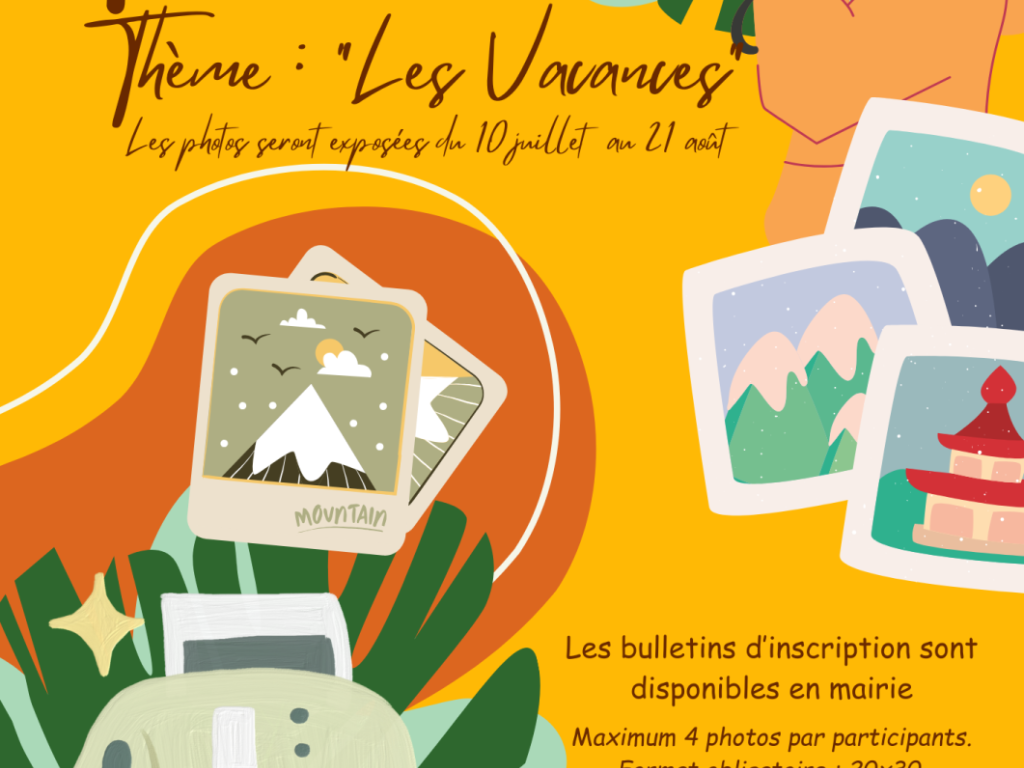 Concours et exposition photos "Les vacances"