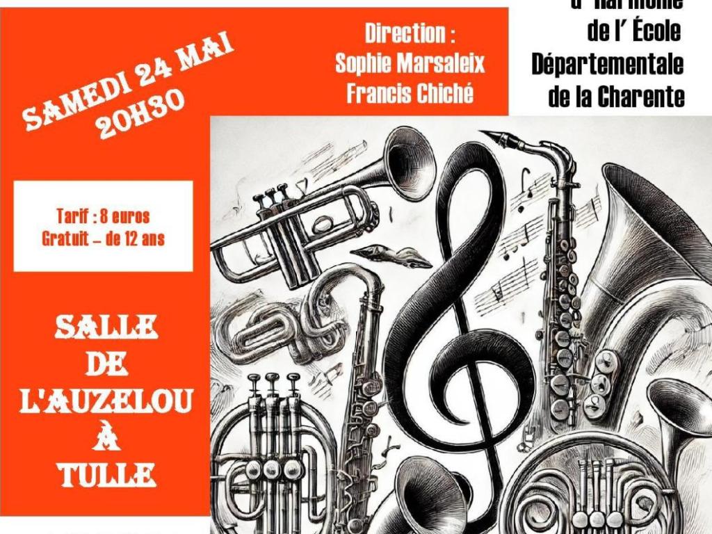 L'Harmonie de Tulle reçoit Eolus Band