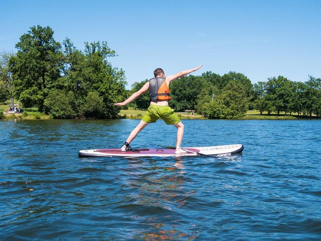 Découverte de l'étang de Prévot en paddle