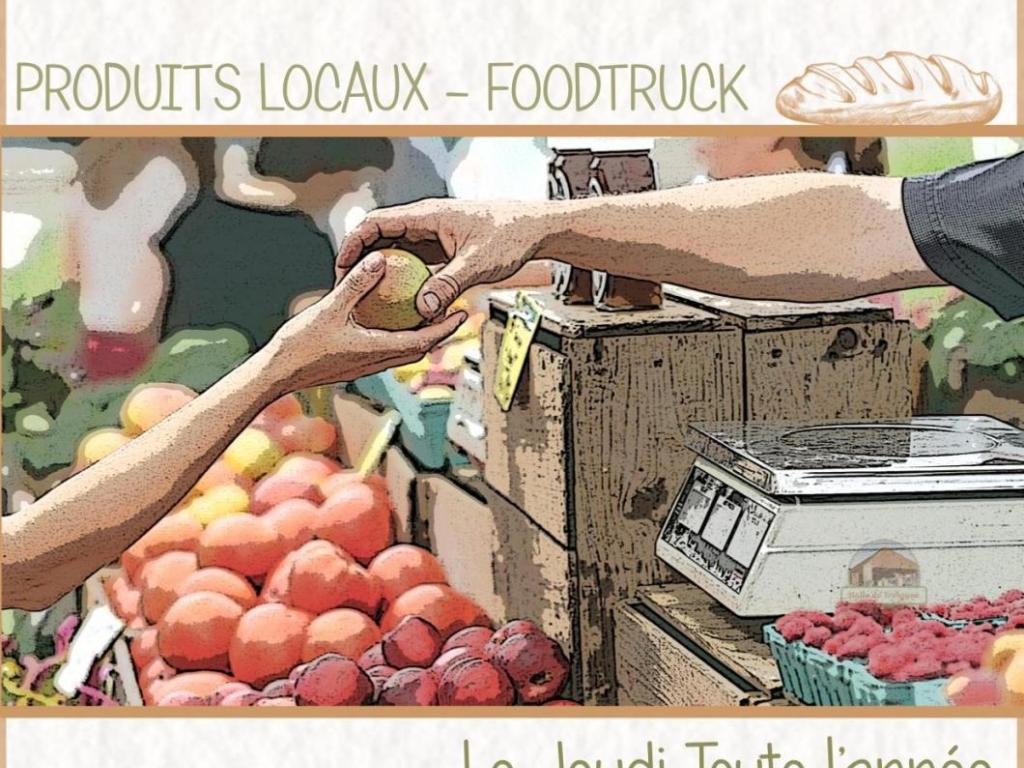 Marché du jeudi sous la halle