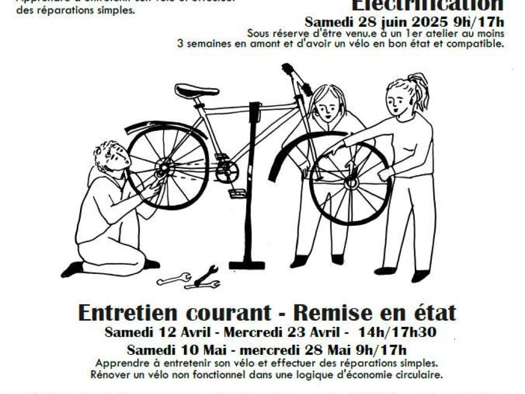 Ateliers Vélo à LACELLE avec la comcom V2M et GASEL