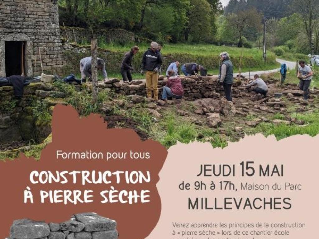 Formation pour tous : Construction à pierre sèche