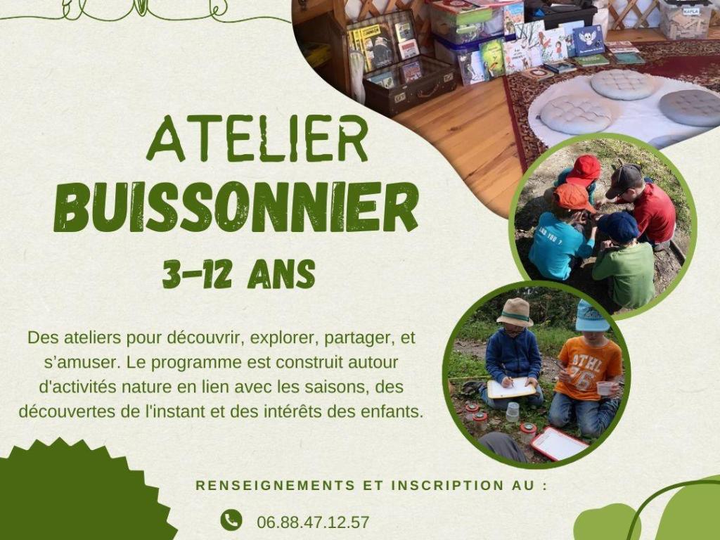 Atelier buissonnier 3-12 ans
