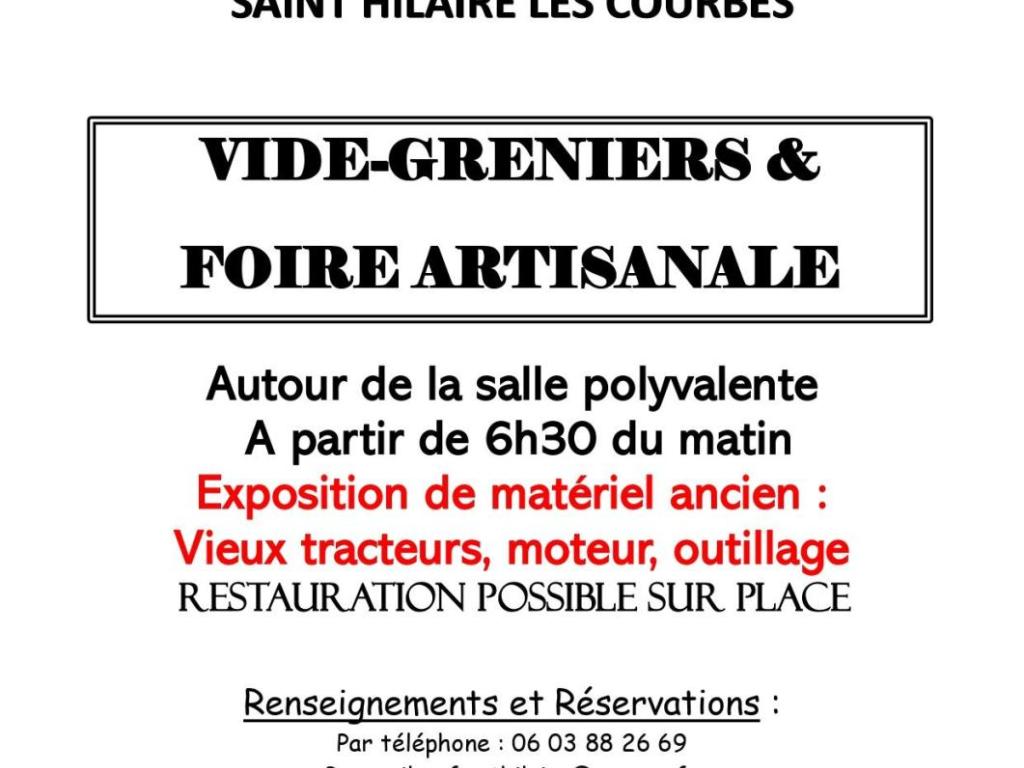 Vide-greniers et foire artisanale