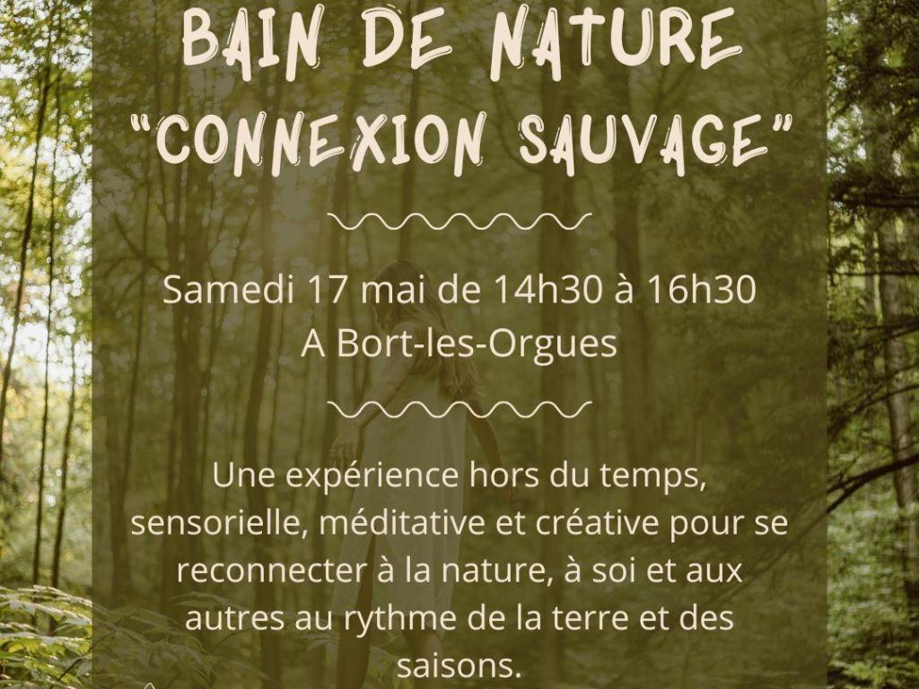 Bain de nature "connexion sauvage"