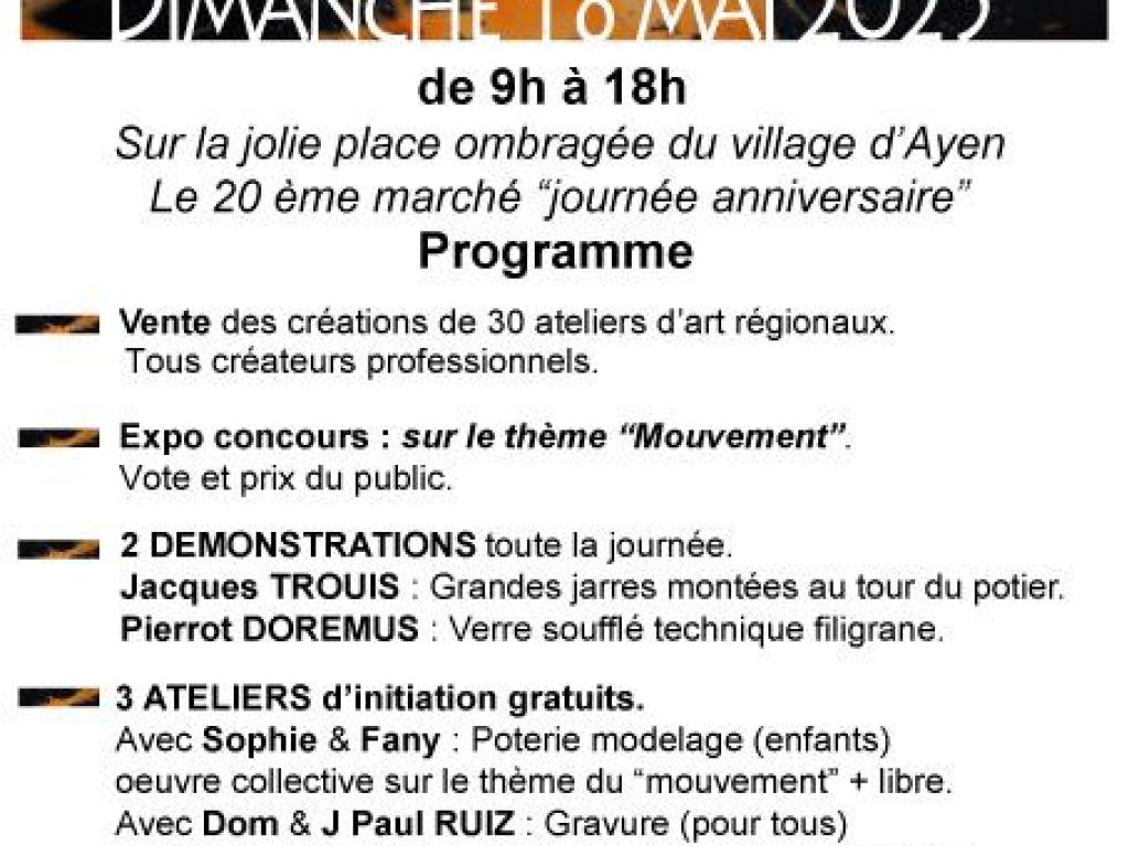 20e Marché des Potiers d'Ayen