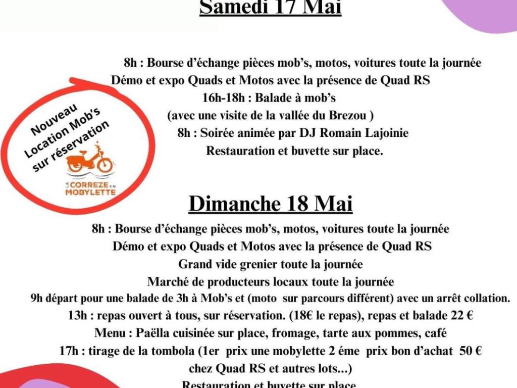 4ème année Mob's - Fête de la mobylette