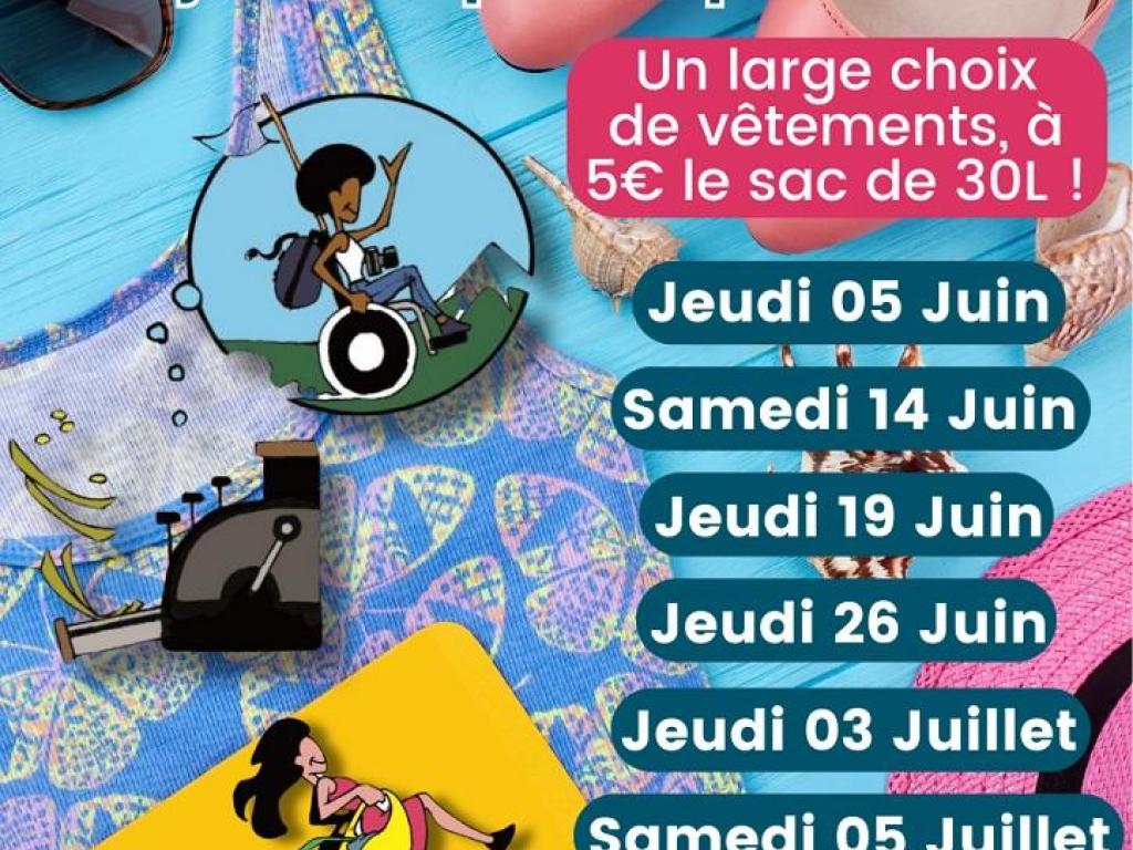 Vente au sac de vêtements d'occasion