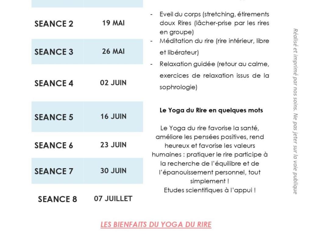 Atelier Yoga du Rire