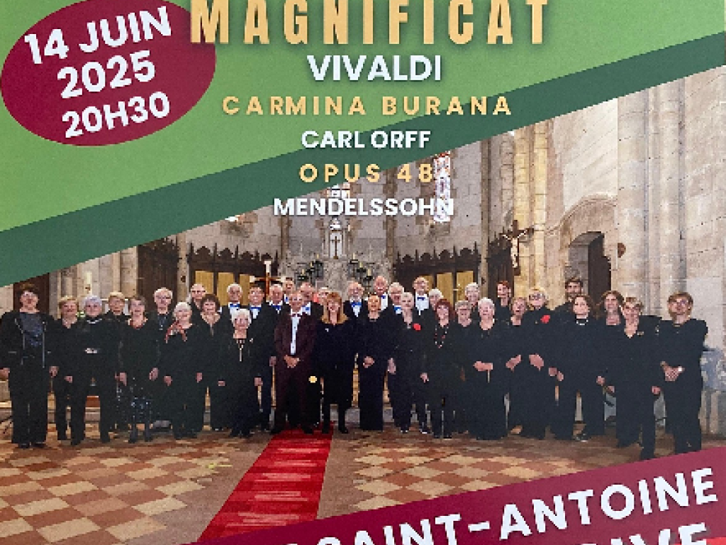 Concert de l'Ensemble choral du Bugue (Eglise Saint Antoine)