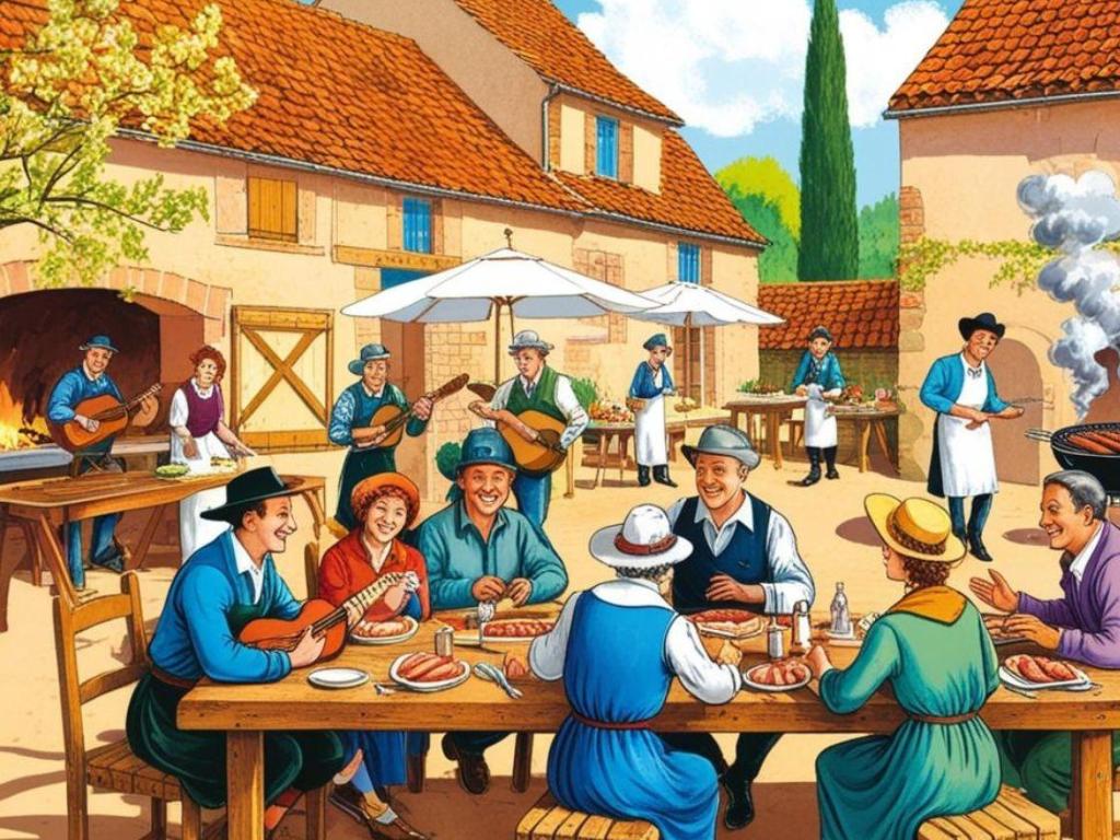 Fête champêtre à Saint-Martin-Sepert