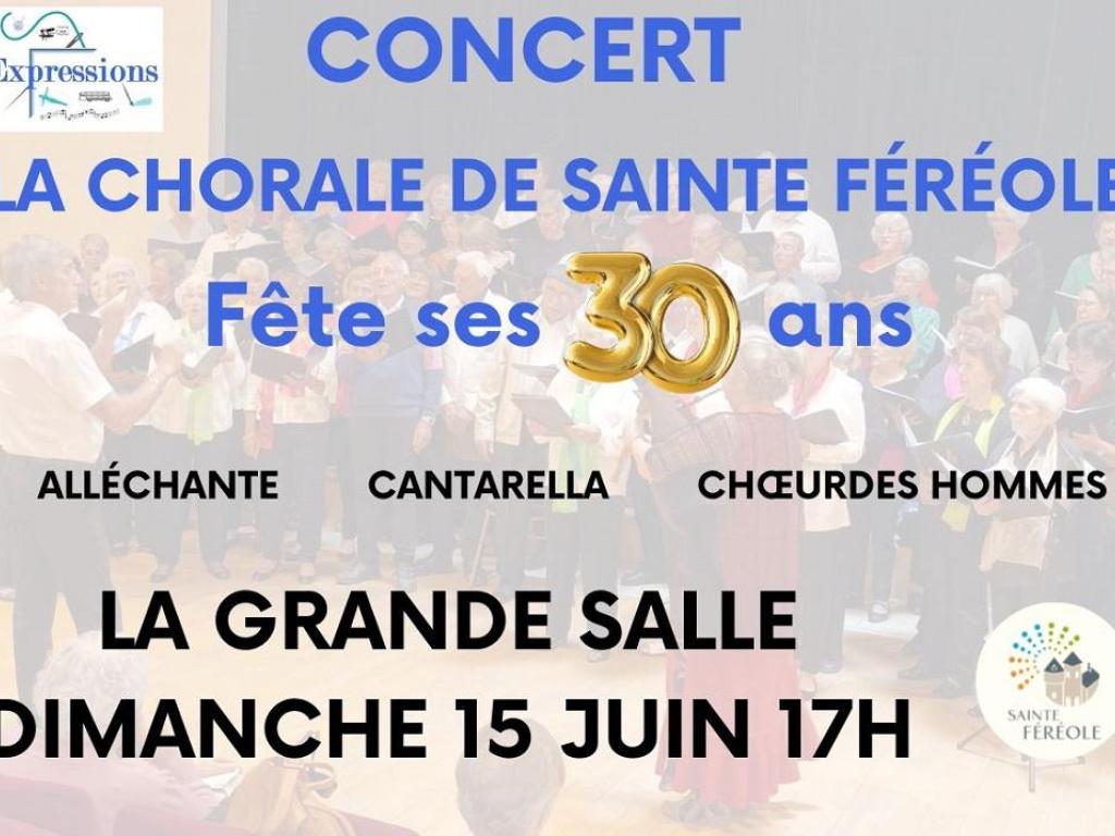 concert de la chorale Expression qui fête ses 30 ans