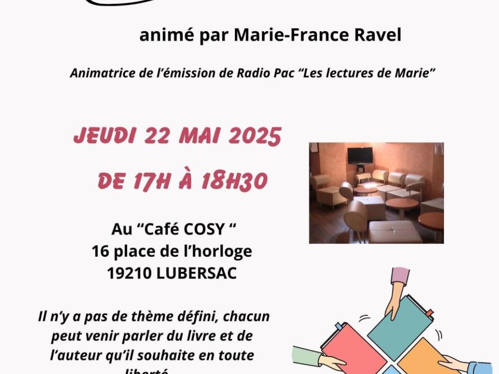 Cercle de lecture au Café Cosy