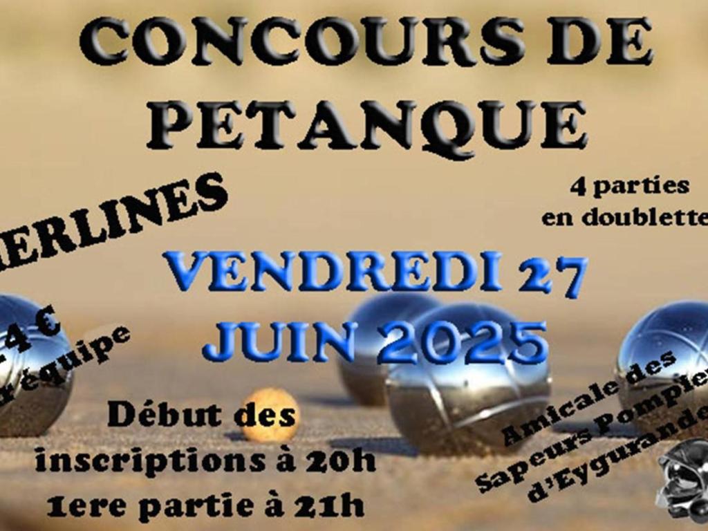 Concours de pétanque