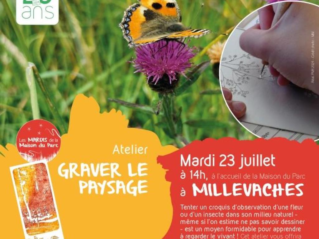 Graver et imprimer le paysage