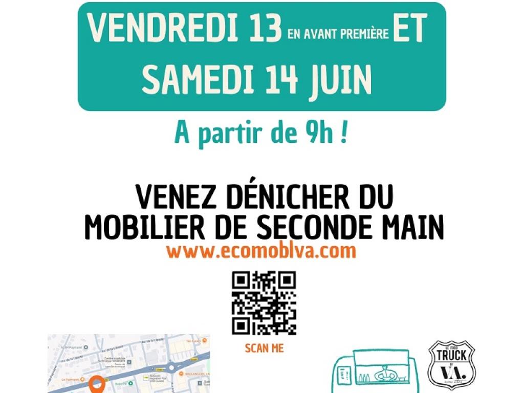 Vente éphémère de mobilier de seconde main