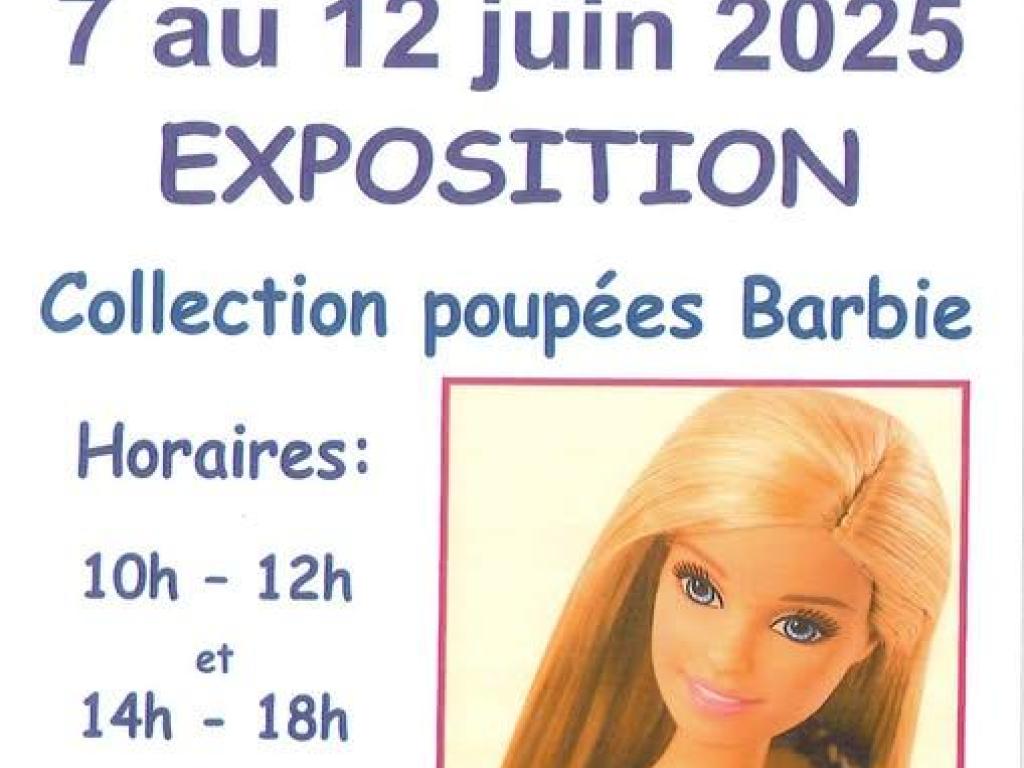 Exposition collection de poupées Barbie