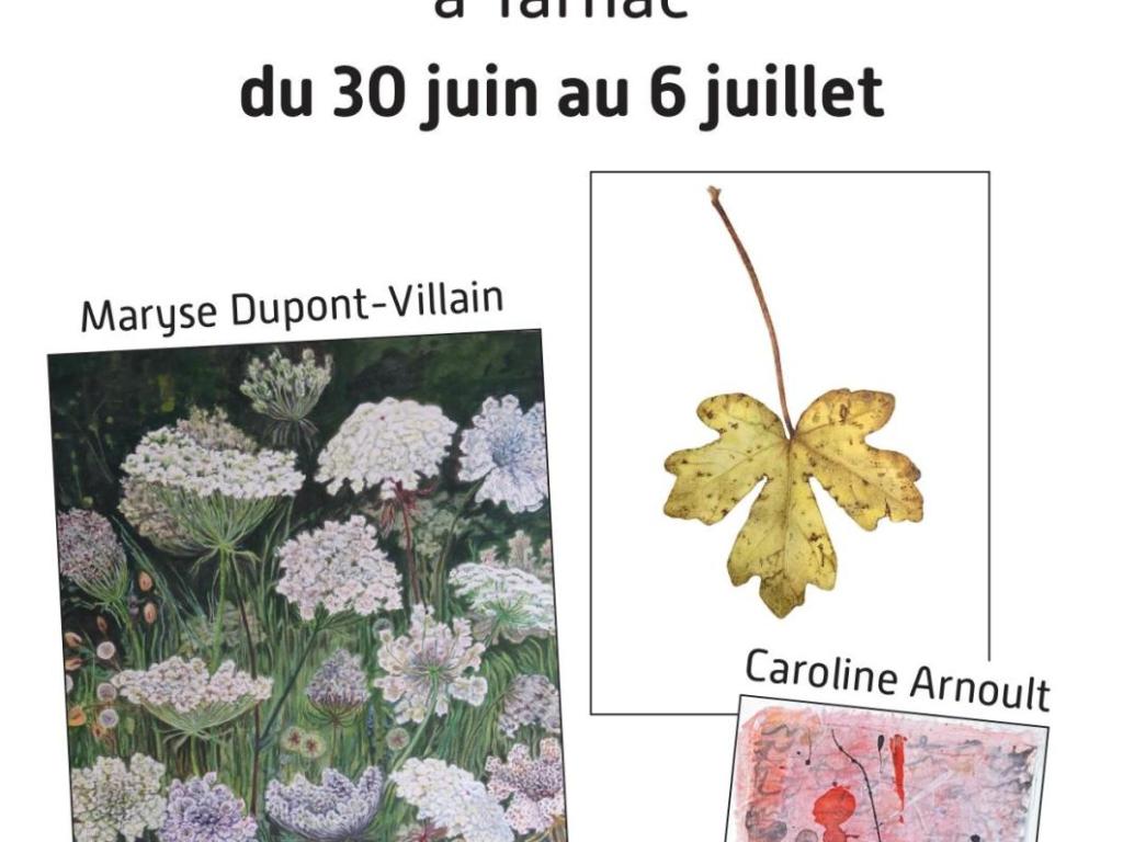 Exposition de Maryse DUPONT-VILLAIN et Caroline ARNOULT
