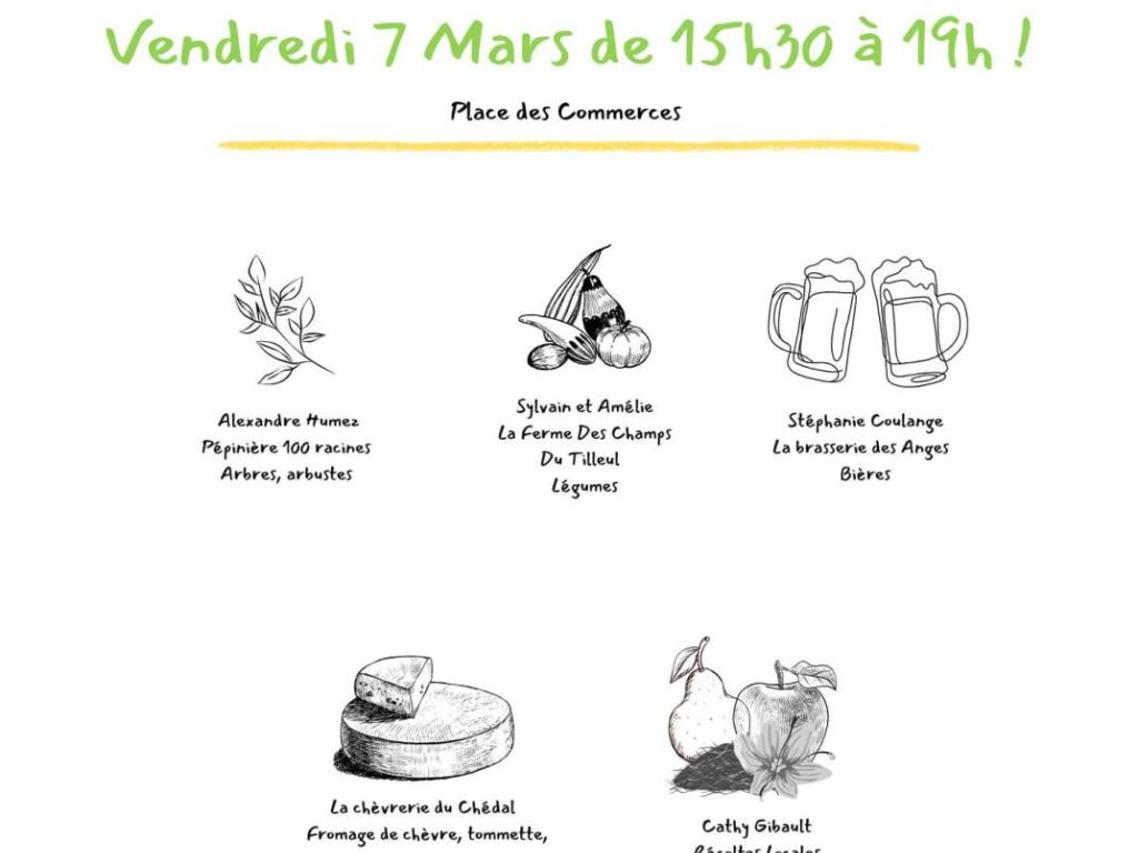 Marché à la Halle Chamboulivoise