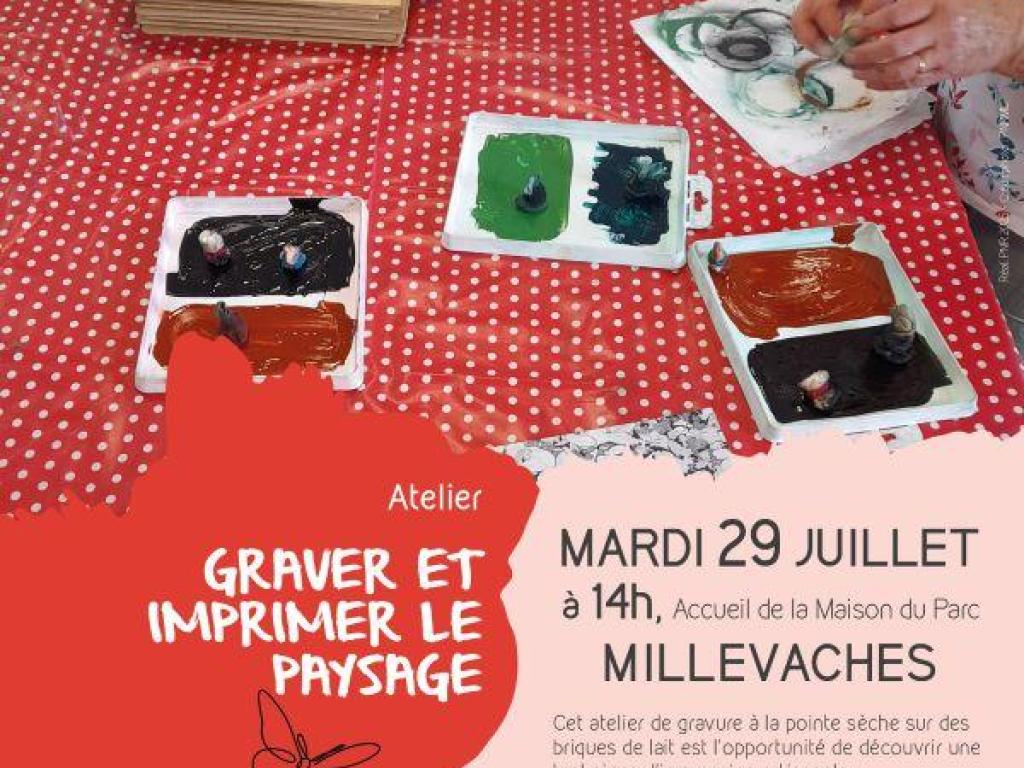 Graver et imprimer le paysage