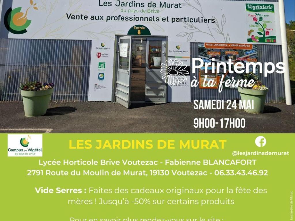 Les Jardins de Murat - Printemps à la Ferme - BAF