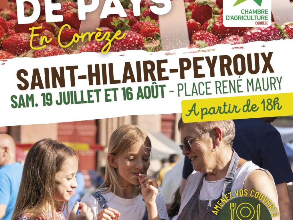 Marché des Producteurs de Pays de Saint-Hilaire Peyroux
