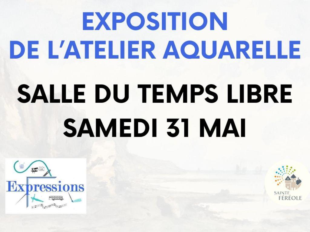 Exposition de l'atelier aquarelle