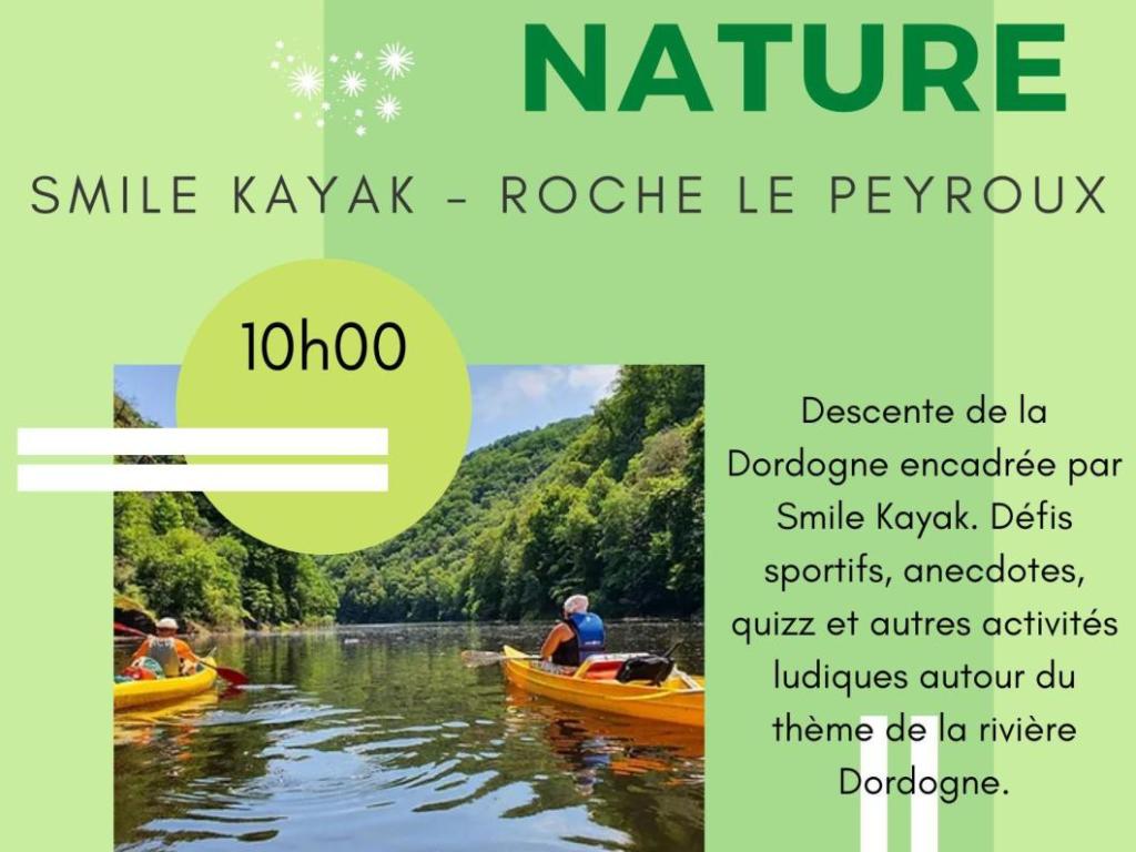Descente de la Dordogne encadrée par Smile Kayak