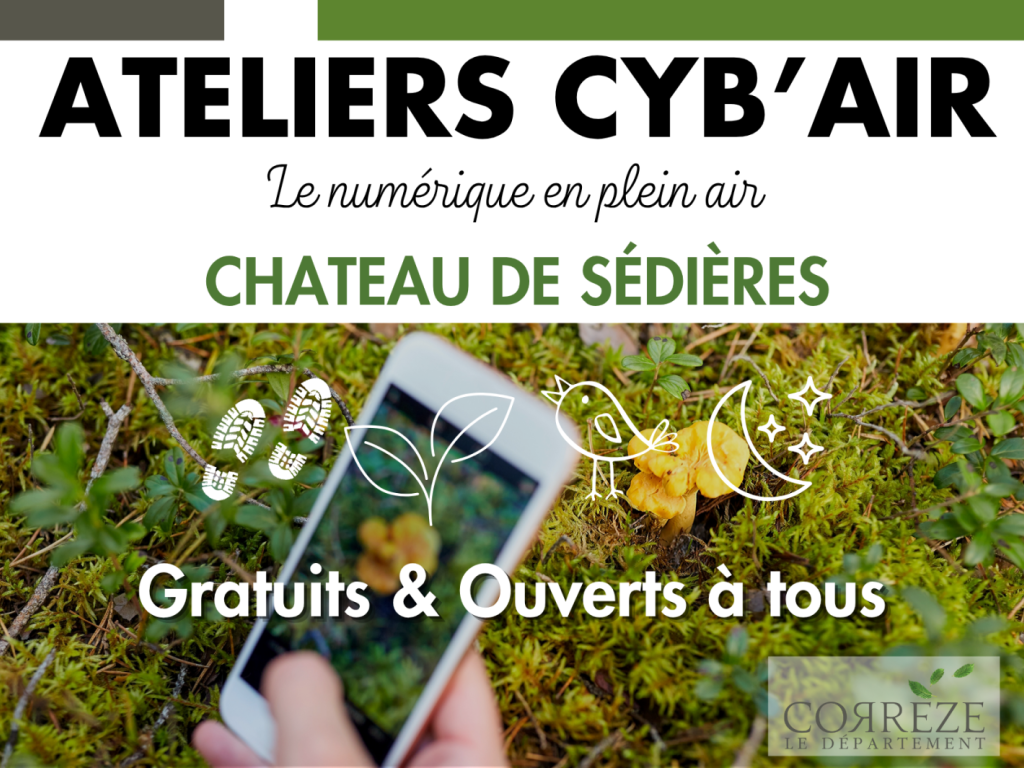 Ateliers Cyb’Air à Sédières
