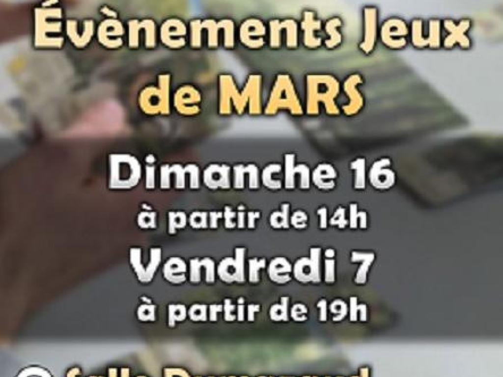 Dimanche après-midi jeux de société (Salle Dumazaud)