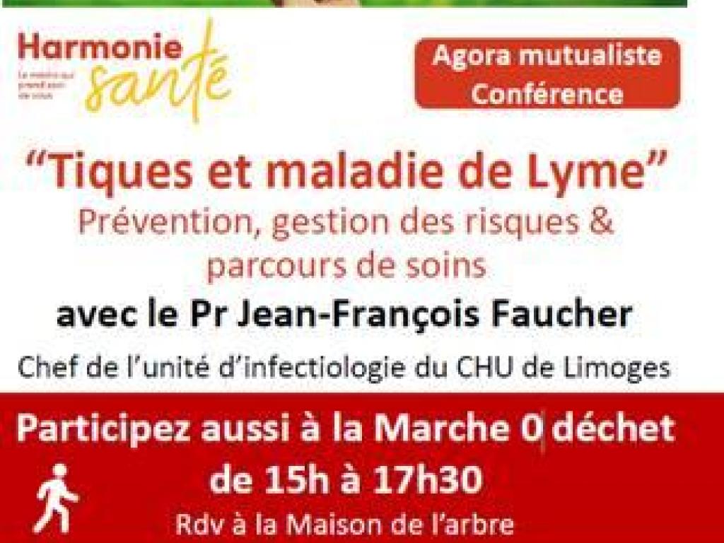 Tiques et maladie de Lyme + Marche 0 déchet
