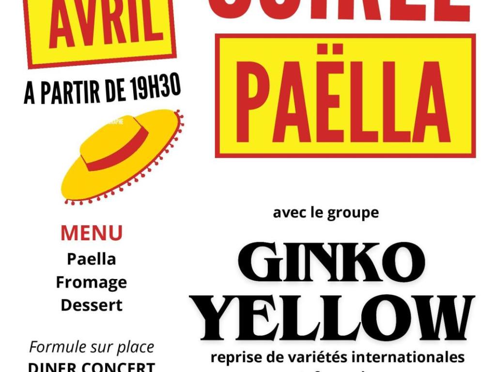 Diner concert : Soirée Paëlla Reporter au 24 Mai