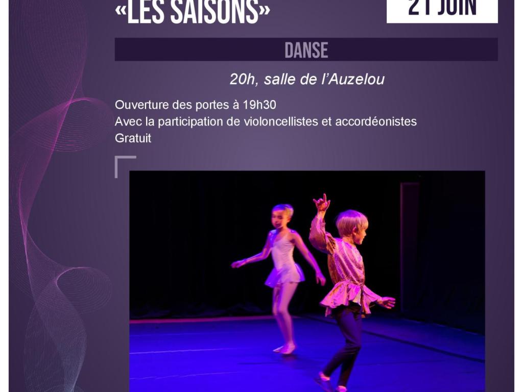 Spectacle de danse "Les saisons"